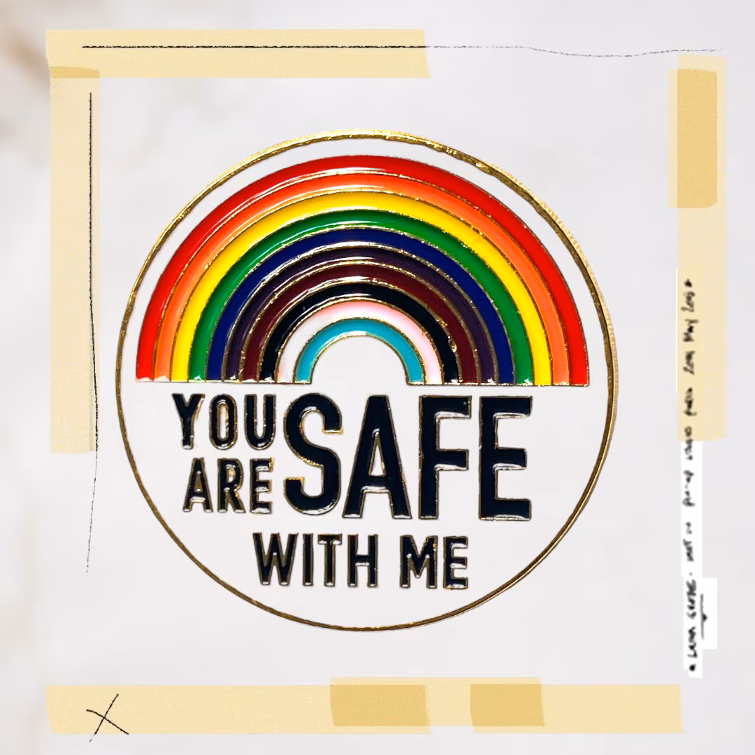 Large LGBTQ+ needle minder
