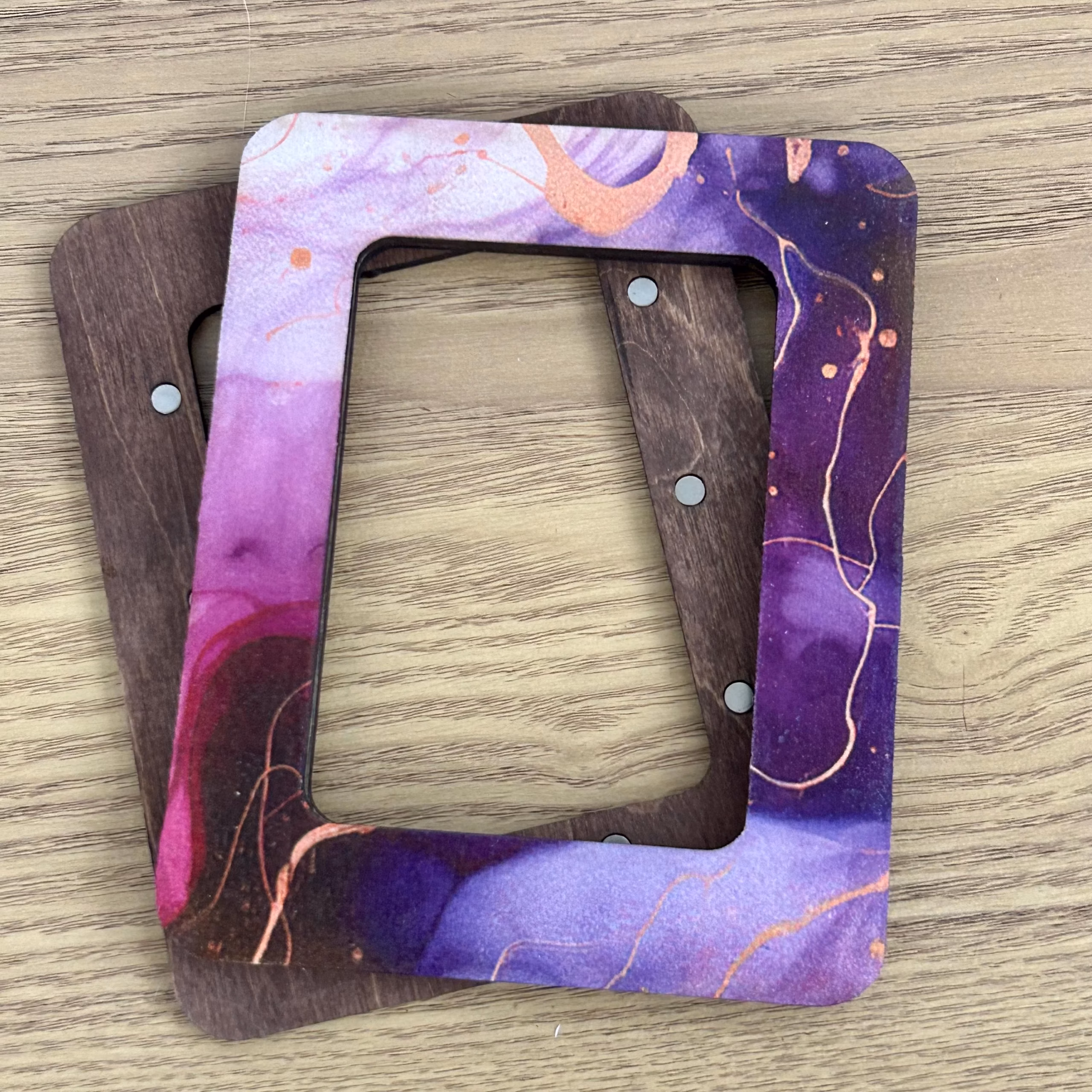 Purples, Reds & Pinks Patterned magnetic cross stitch frame, stands and matching bead tray are available - Image 4