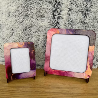 Purples, Reds & Pinks  Patterned magnetic cross stitch frame, stands and matching bead tray are available